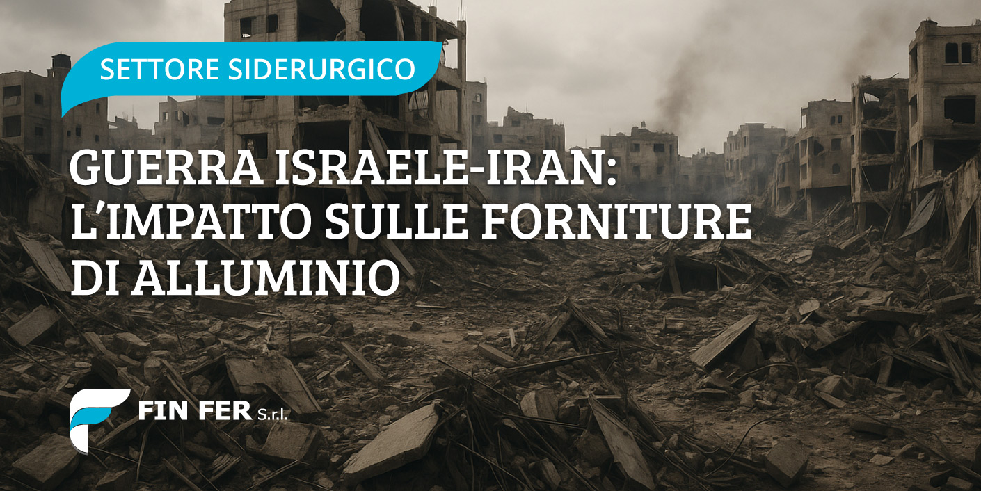 guerra Israele, forniture di alluminio